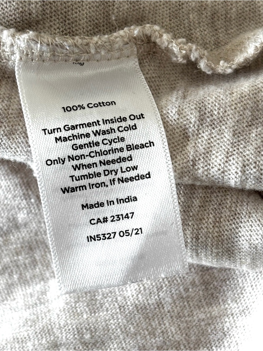 Talbots Embroidered Rain Boots Cotton Top Oatmeal Heather Size X 100% Cotton - Picture 4 of 4